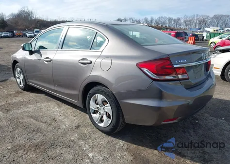 2014 Honda Civic Lx z USA, uszkodzony, nr VIN 19XFB2F51EE211404